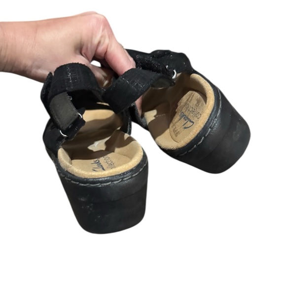 Clarks Women's Merliah Echo Black Interest Slingback Sandal US 9 - Picture 5 of 8